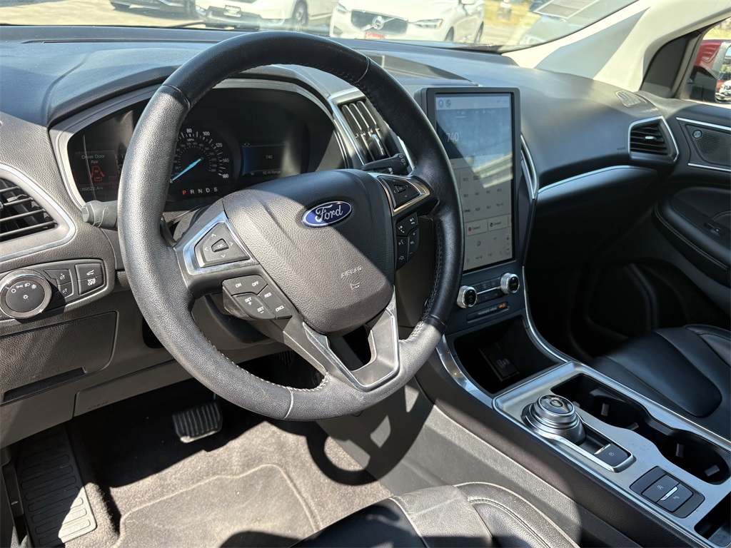 2022 Ford Edge Titanium Red at Durrett Motor Company