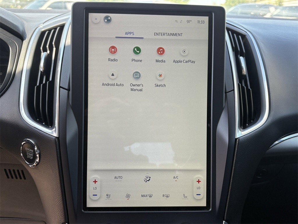 2022 Ford Edge Titanium Red at Durrett Motor Company