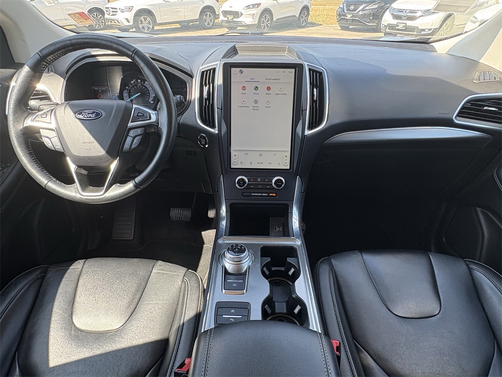 2022 Ford Edge Titanium Red at Durrett Motor Company