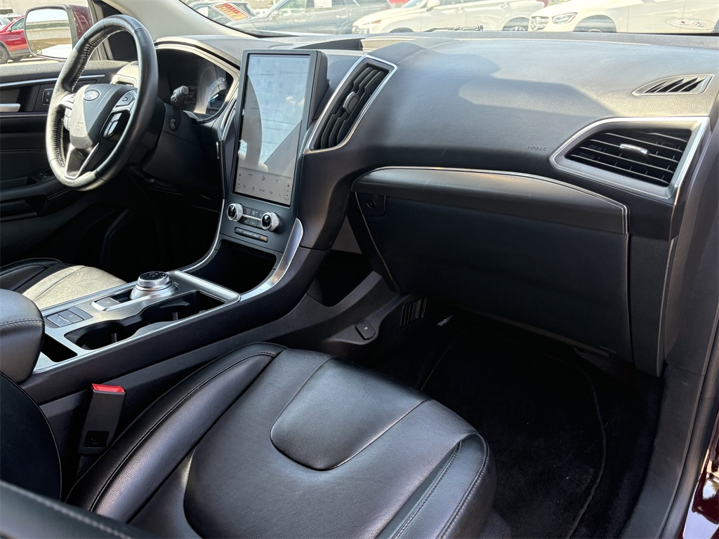 2022 Ford Edge Titanium Red at Durrett Motor Company