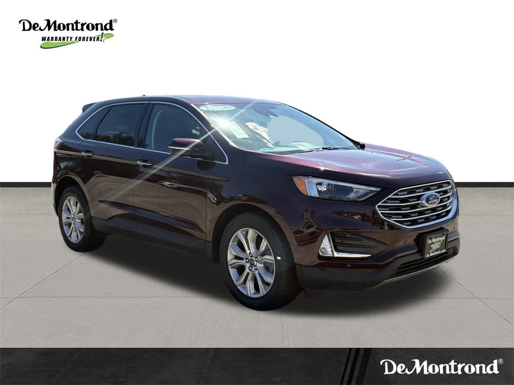 2022 Ford Edge Titanium Red at Durrett Motor Company