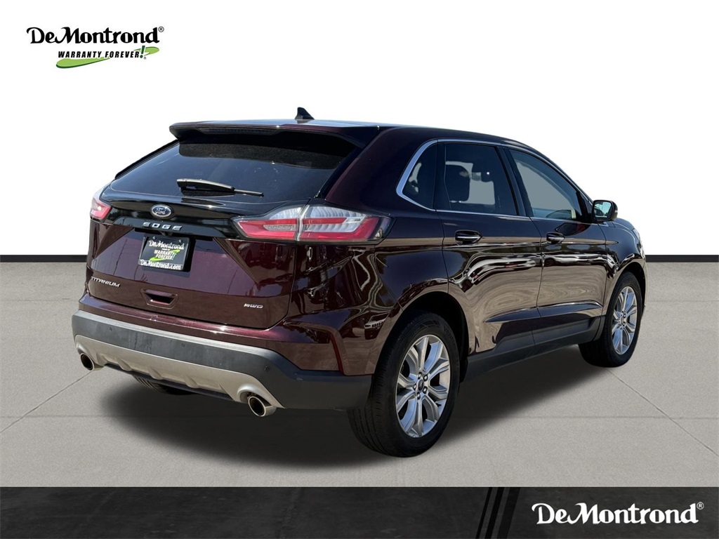 2022 Ford Edge Titanium Red at Durrett Motor Company