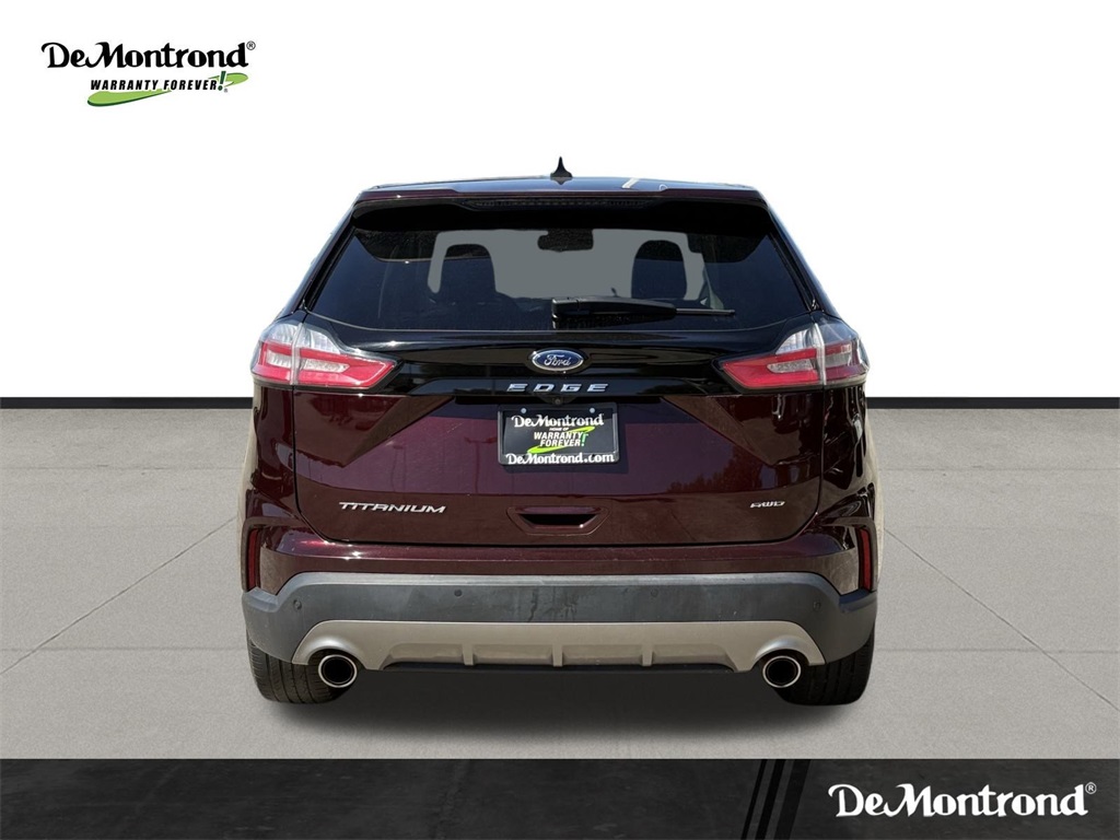 2022 Ford Edge Titanium Red at Durrett Motor Company