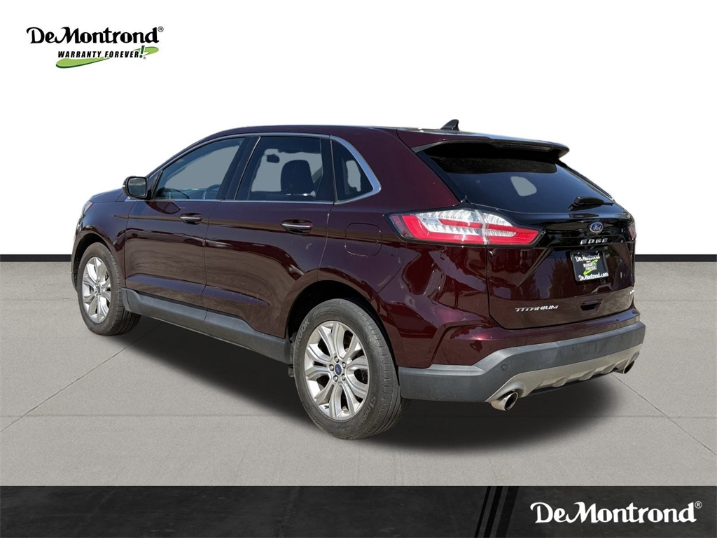 2022 Ford Edge Titanium Red at Durrett Motor Company