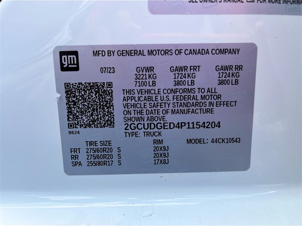 2023 Chevrolet Silverado 1500 LTZ White at Community Toyota