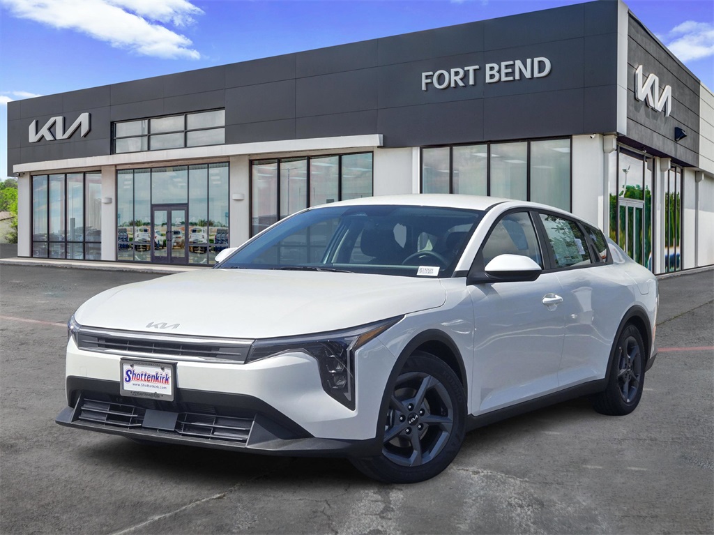 2025 Kia K4 LXS White at Shottenkirk Kia Fort Bend