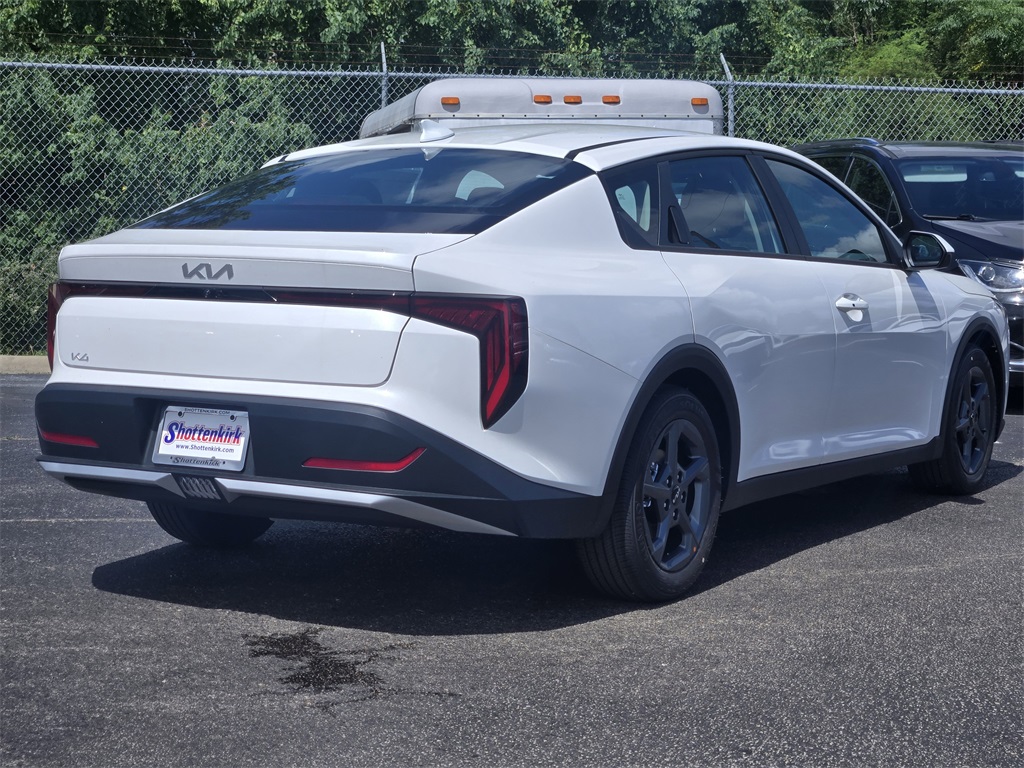 2025 Kia K4 LXS White at Shottenkirk Kia Fort Bend
