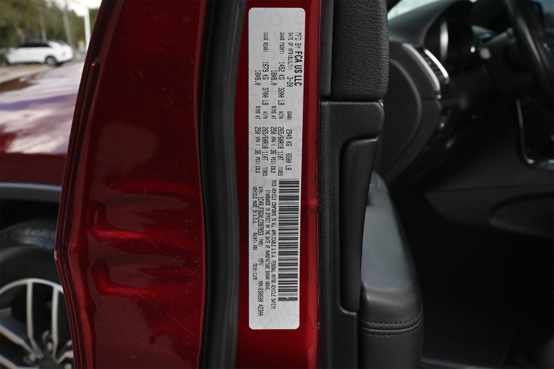 2020 Jeep Grand Cherokee Limited Red at Texan Dodge Chrysler Jeep Ram