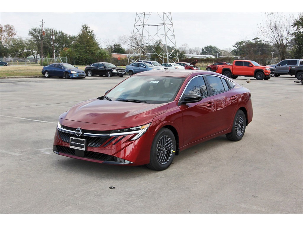 2026 Nissan Sentra SV Red at Central Houston Nissan