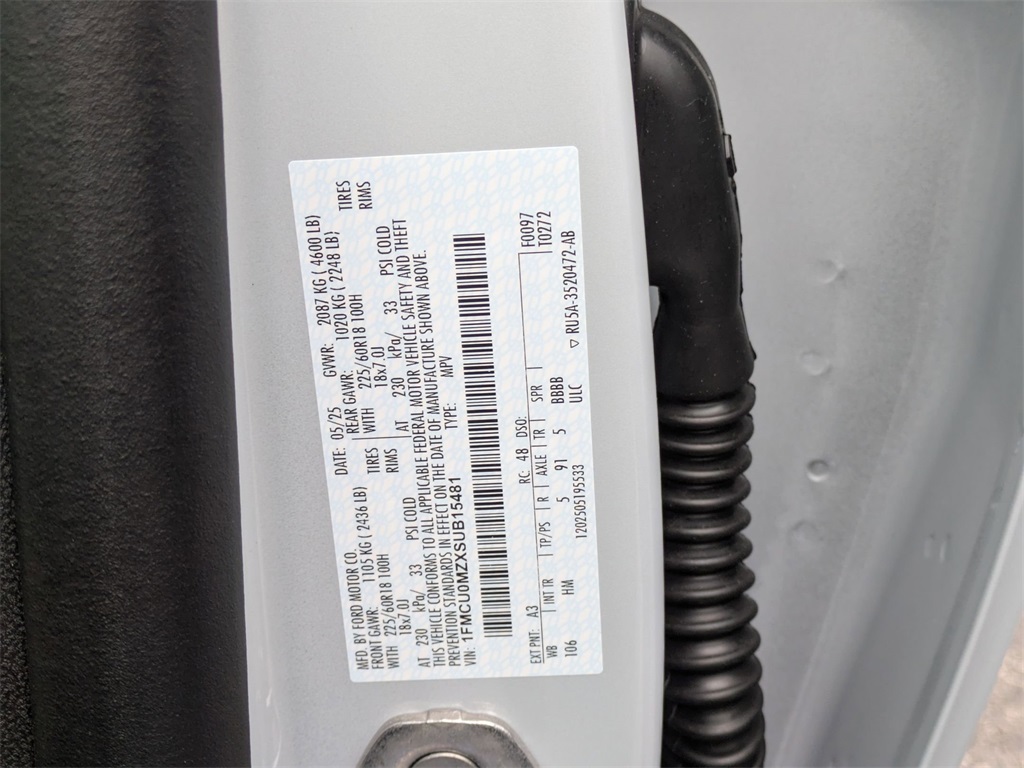 New 2025 Ford Escape For Sale in Findlay, OH