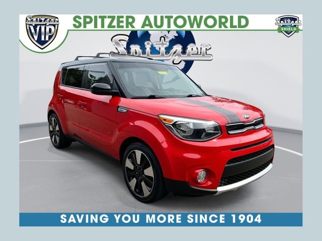 Inferno Red w/Black Roof 2018 Kia Soul Wagon Front-Wheel Drive 6-Speed Automatic