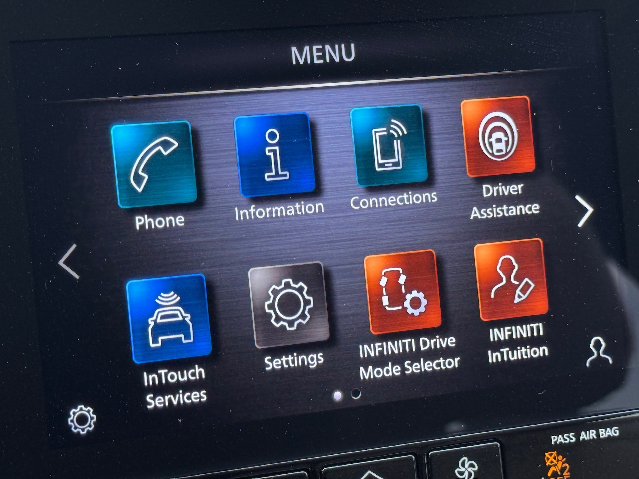 2021 INFINITI QX50 LUXE White at North Houston Mitsubishi