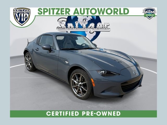 Gray 2021 Mazda MX-5 Miata Convertible Rear-Wheel Drive 6-Speed Automatic