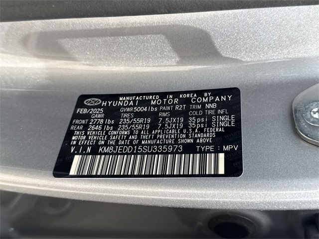 2025 Hyundai Tucson Hybrid Limited Silver at Baytown Hyundai