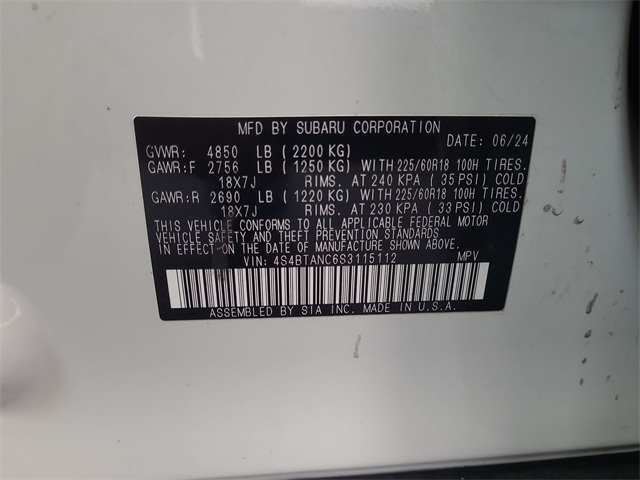 2025 – Subaru – Outback