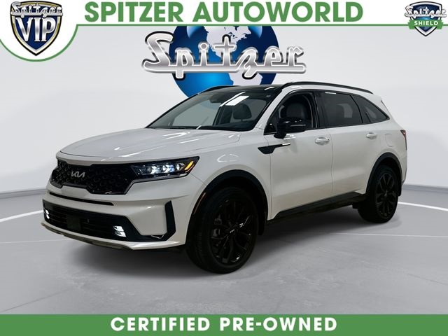 Glacial White Pearl 2023 Kia Sorento SX AWD SUV / Crossover All-Wheel Drive 8-Speed Dual Clutch