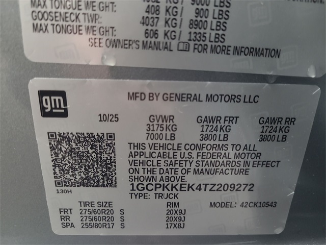 2026 – Chevrolet – Silverado 1500