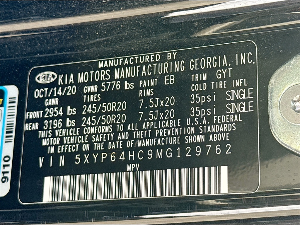 2021 Kia Telluride S Black at Parkway Family Mazda