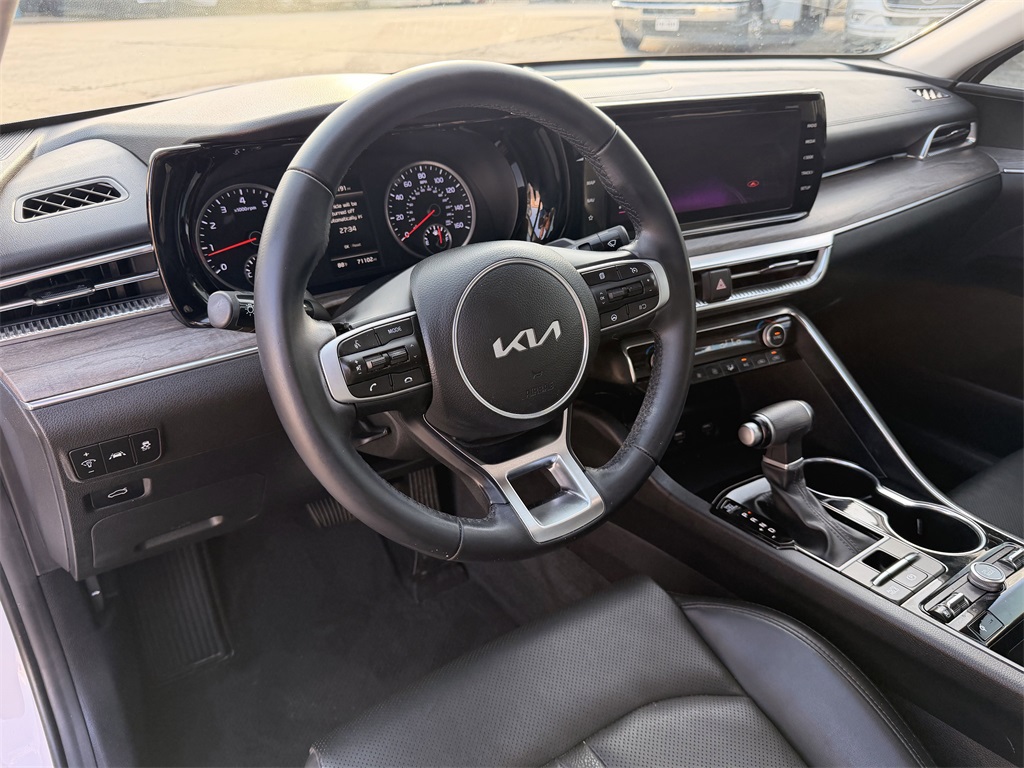 2023 Kia K5 EX White at Joe Myers Mazda Kia