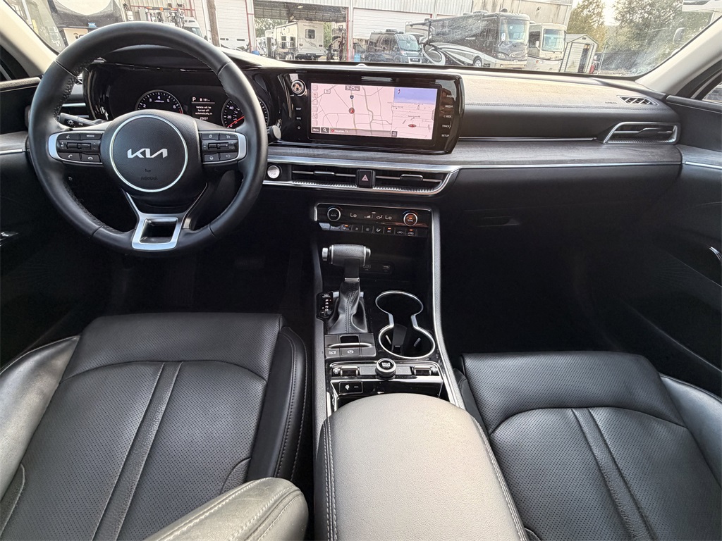 2023 Kia K5 EX White at Joe Myers Mazda Kia