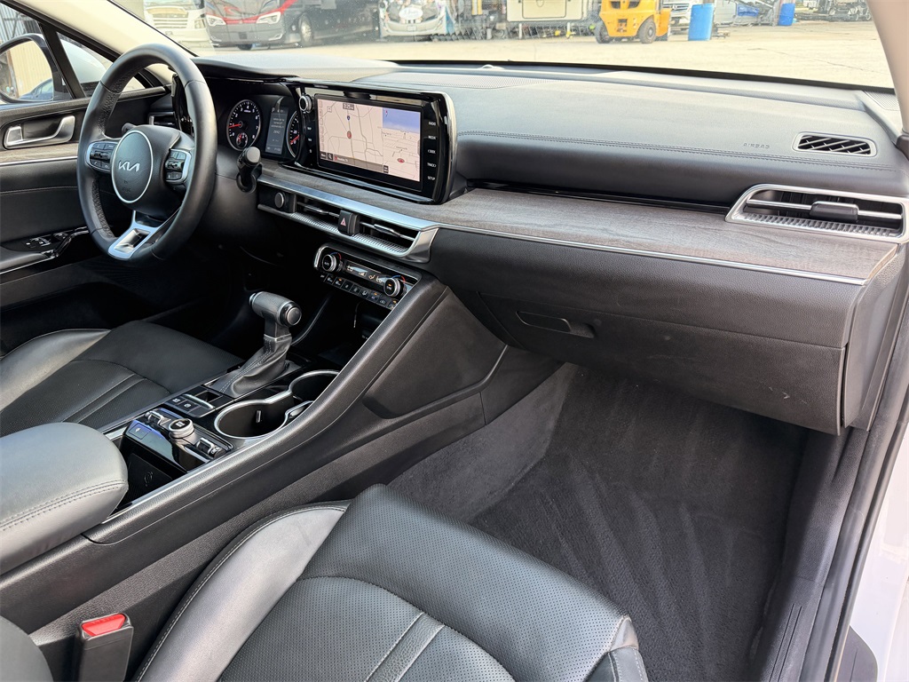 2023 Kia K5 EX White at Joe Myers Mazda Kia