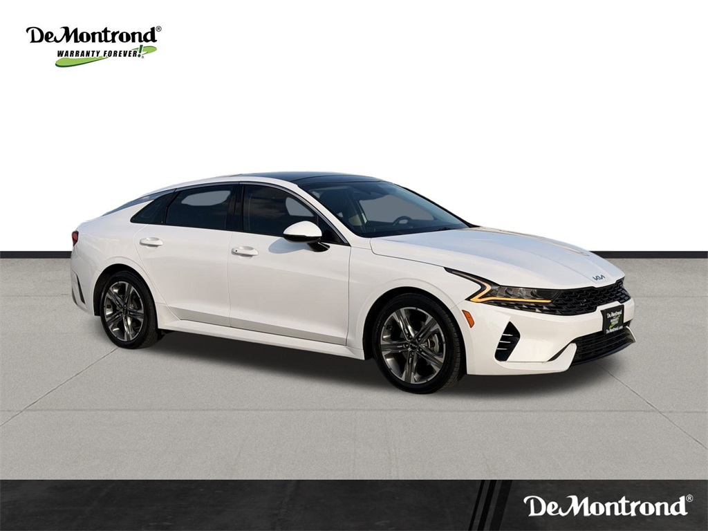 2023 Kia K5 EX White at Joe Myers Mazda Kia