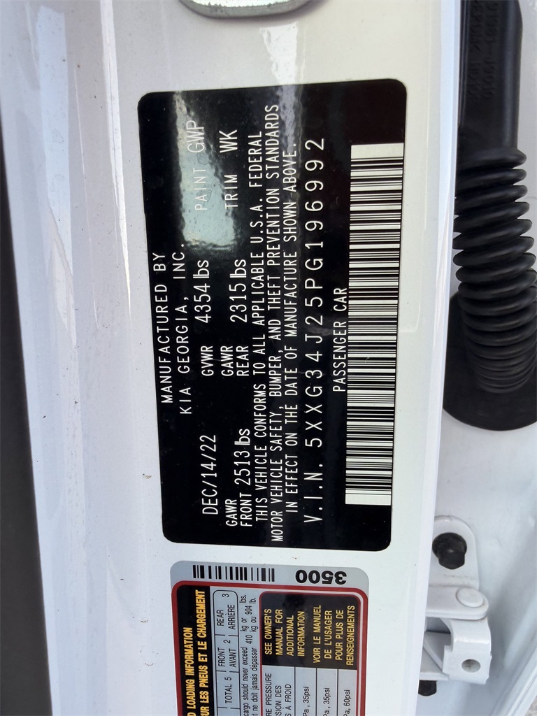 2023 Kia K5 EX White at Joe Myers Mazda Kia