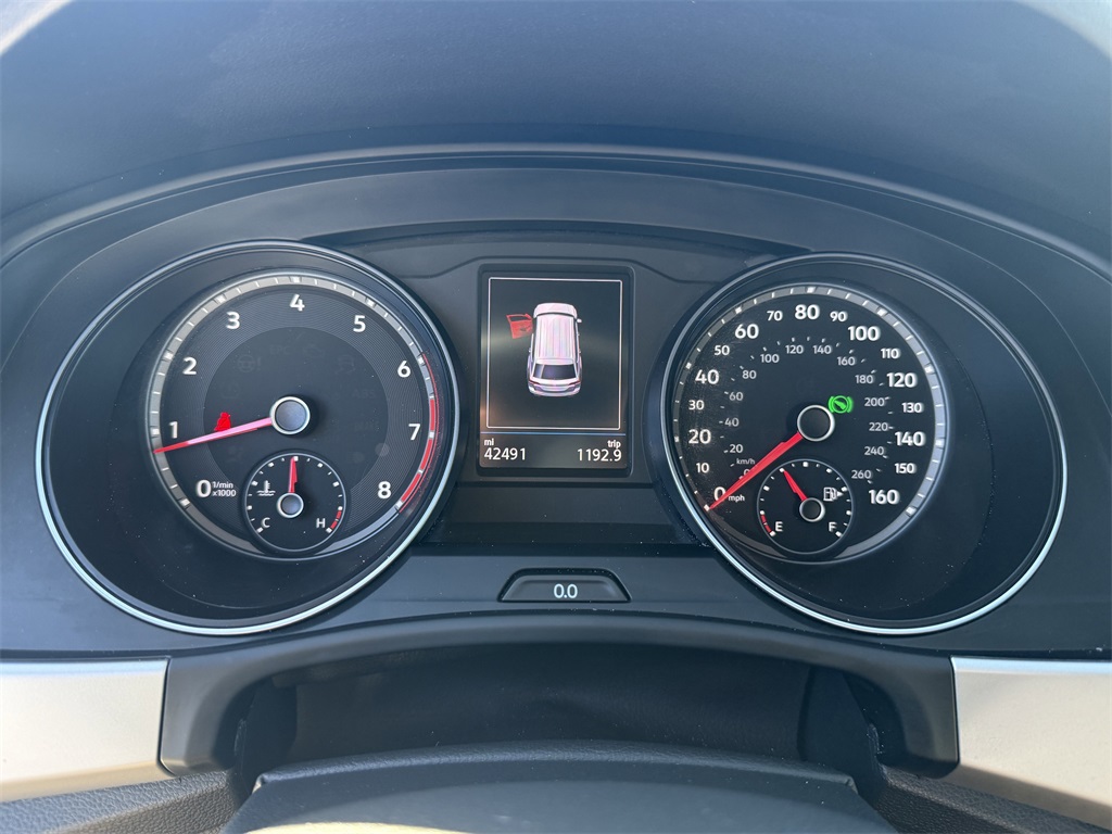 2021 Volkswagen Atlas Cross Sport 2.0T SE w/Technology White at DeMontrond Auto Country