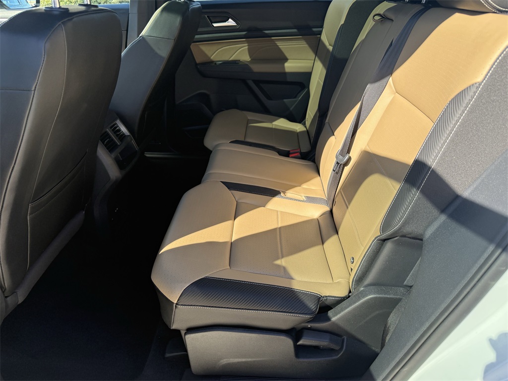 2021 Volkswagen Atlas Cross Sport 2.0T SE w/Technology White at DeMontrond Auto Country