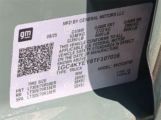 2026 Chevrolet Silverado 2500HD ZR2 for sale at PATRIOT CHEVROLET OF LIMERICK