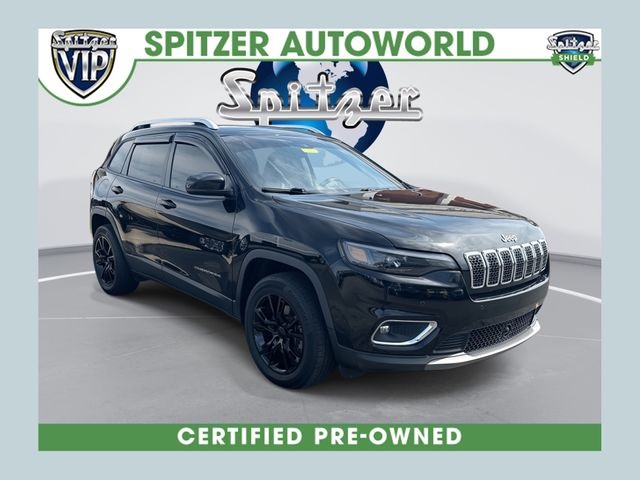 Diamond Black Crystal Pearlcoat 2021 Jeep Cherokee Limited 4WD SUV / Crossover Four-Wheel Drive 9-Speed Automatic