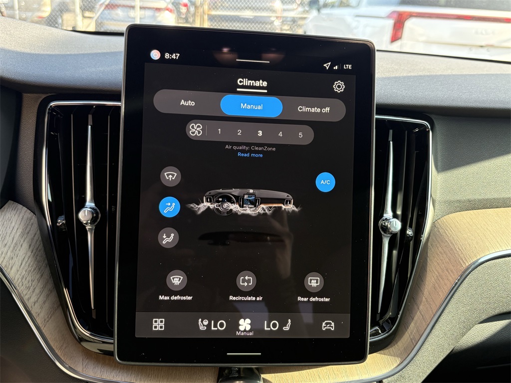 2026 Volvo XC60 B5 Core White at DeMontrond Automotive Group