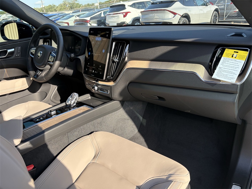 2026 Volvo XC60 B5 Core White at DeMontrond Automotive Group