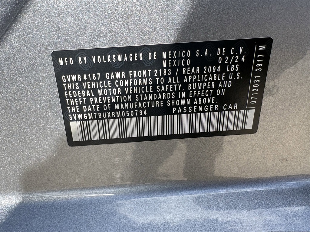 2024 Volkswagen Jetta 1.5T SEL Silver at Classic Elite Chevrolet Hwy 6