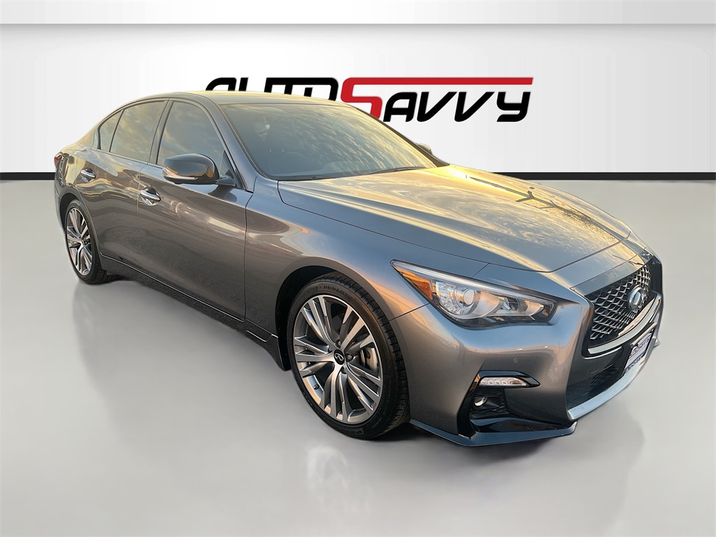 2024 INFINITI Q50 SENSORY Gray at AutoSavvy Houston Southwest
