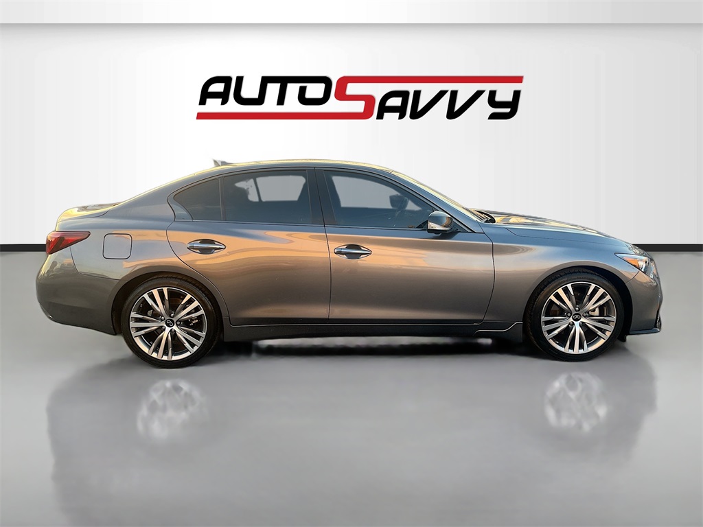 2024 INFINITI Q50 SENSORY Gray at AutoSavvy Houston Southwest