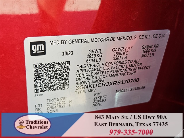 2024 Chevrolet Blazer EV RS Red at Monument Chevrolet