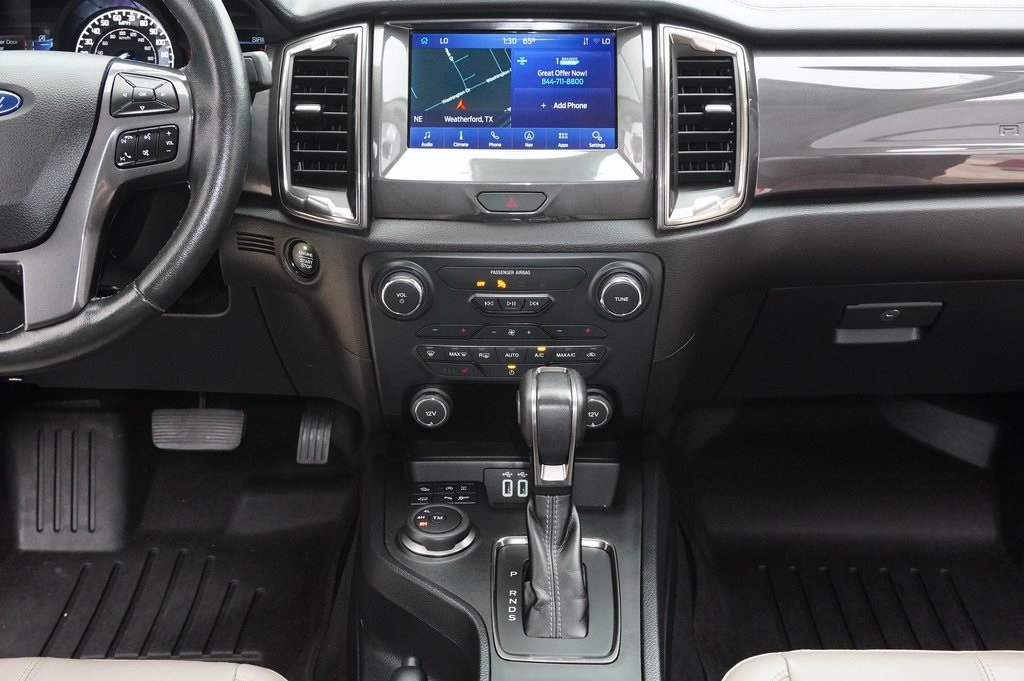 Used Car 2021 Ford Ranger  Lariat For Sale Under $35,000 In Weatherford, Texas