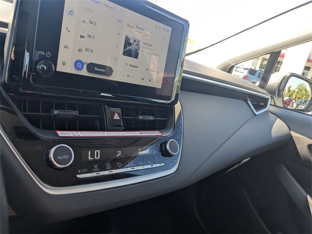 2025 Toyota Corolla LE White at Stokes Volkswagen