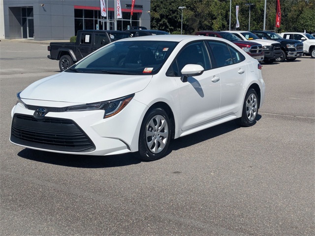 2025 Toyota Corolla LE White at Stokes Volkswagen