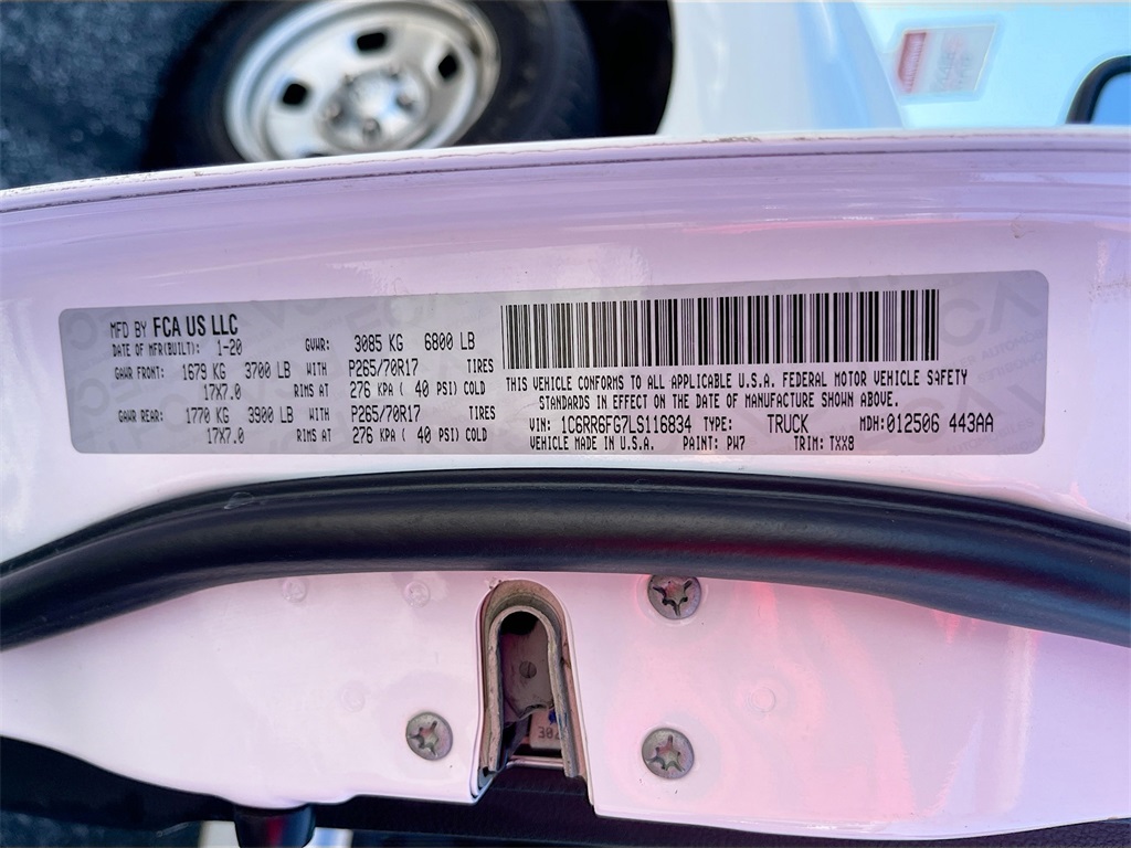 2020 Ram 1500 Classic Tradesman White at DeMontrond Mazda