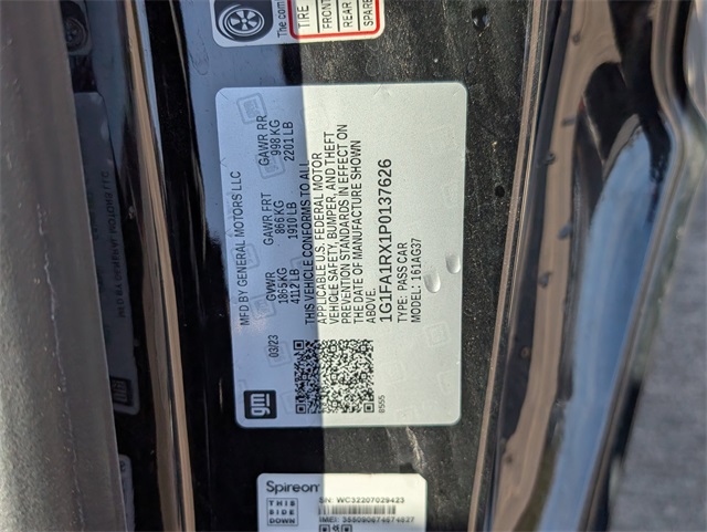 2023 Chevrolet Camaro 1LS Black at Monument Chevrolet