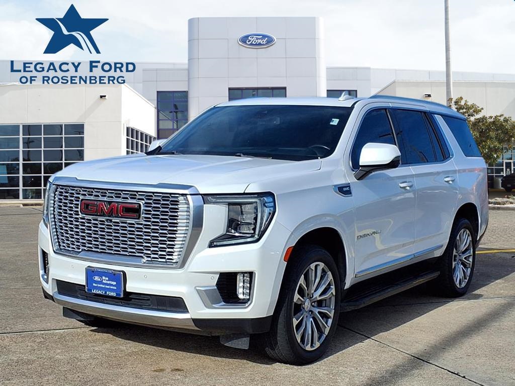 2021 GMC Yukon Denali White at Tom Peacock Cadillac