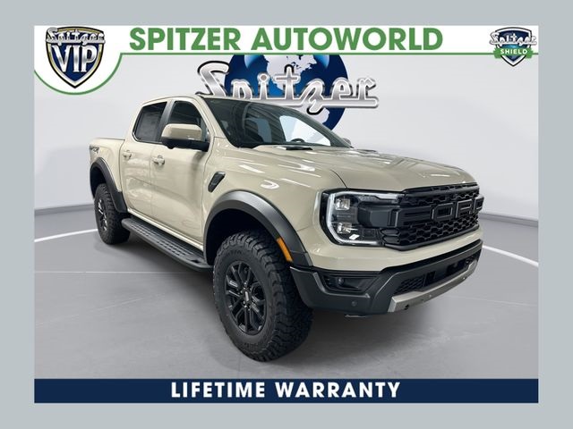 Desert Sand 2026 Ford Ranger Raptor SuperCrew 4WD Pickup Truck Four-Wheel Drive Automatic