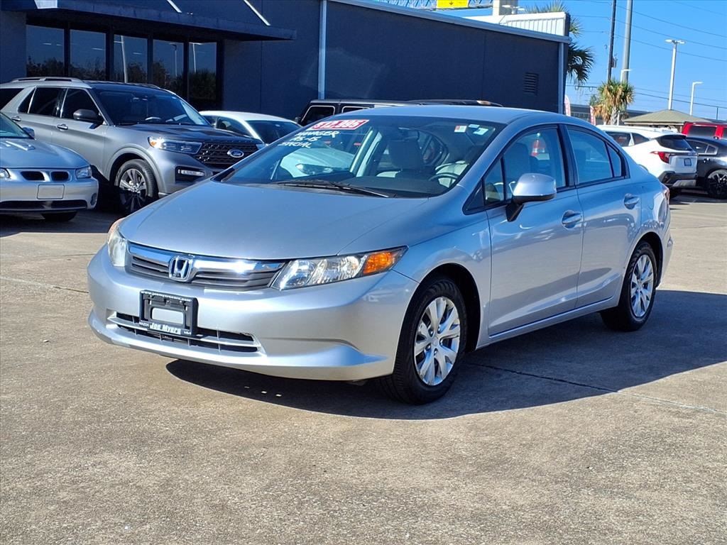 2012 Honda Civic LX Silver at Emmons Autoplex