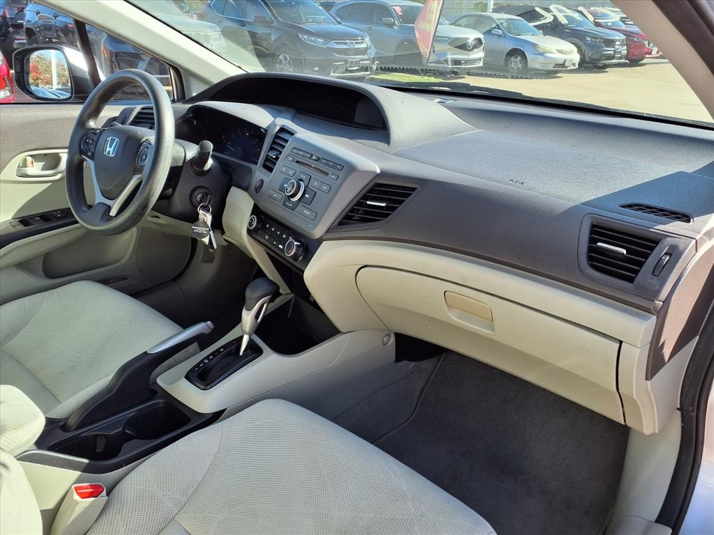 2012 Honda Civic LX Silver at Emmons Autoplex
