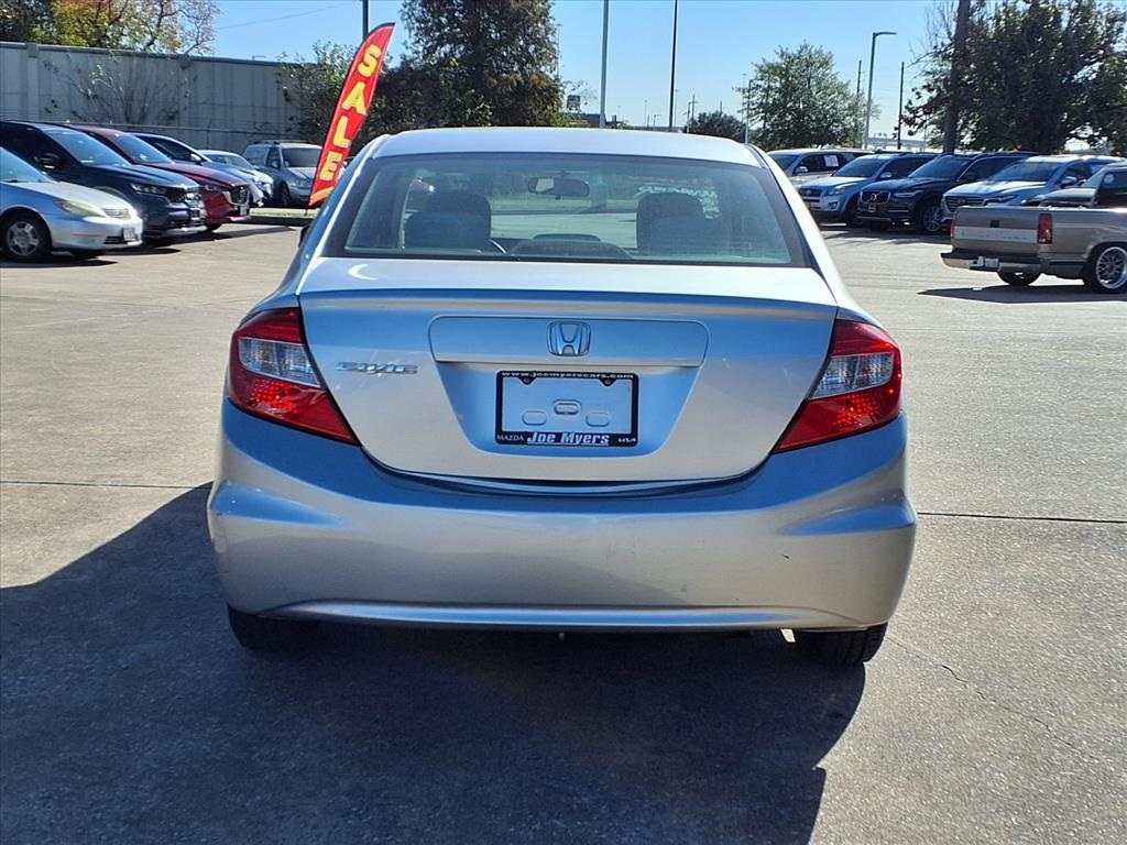 2012 Honda Civic LX Silver at Emmons Autoplex
