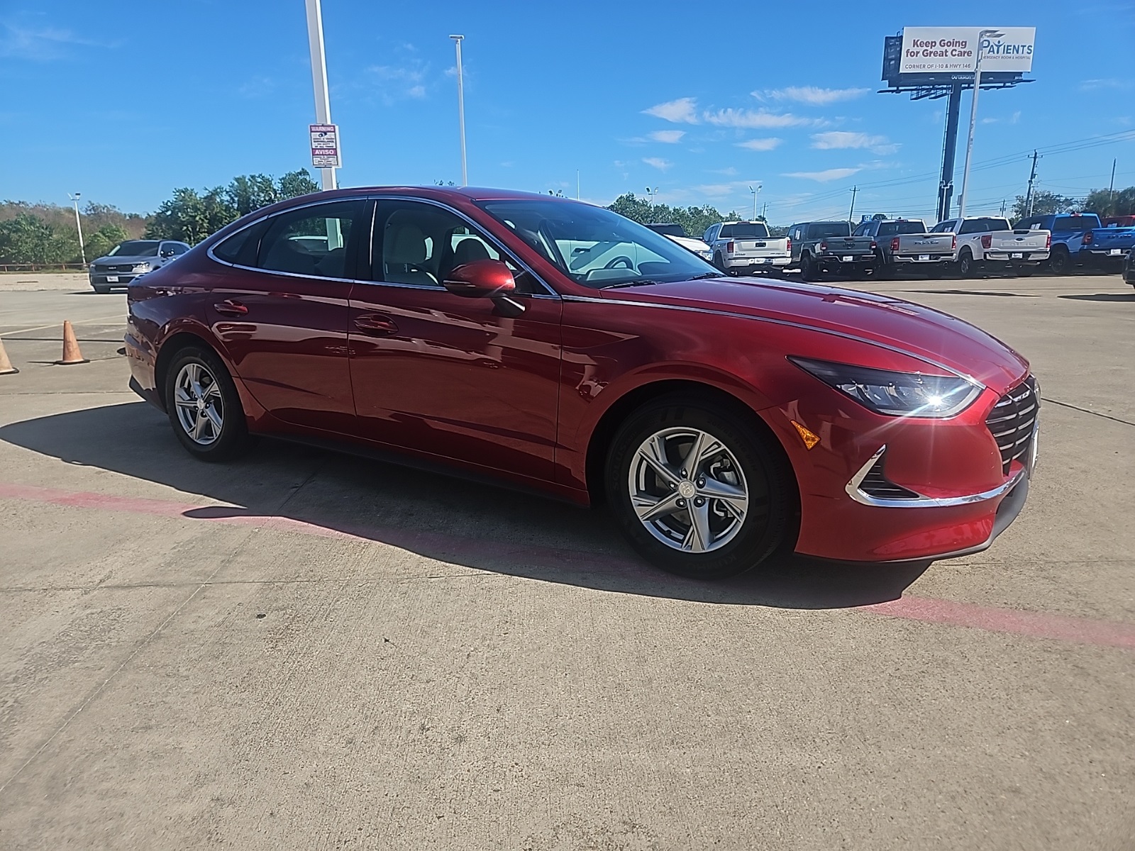 2023 Hyundai Sonata SE Red at Emmons Autoplex