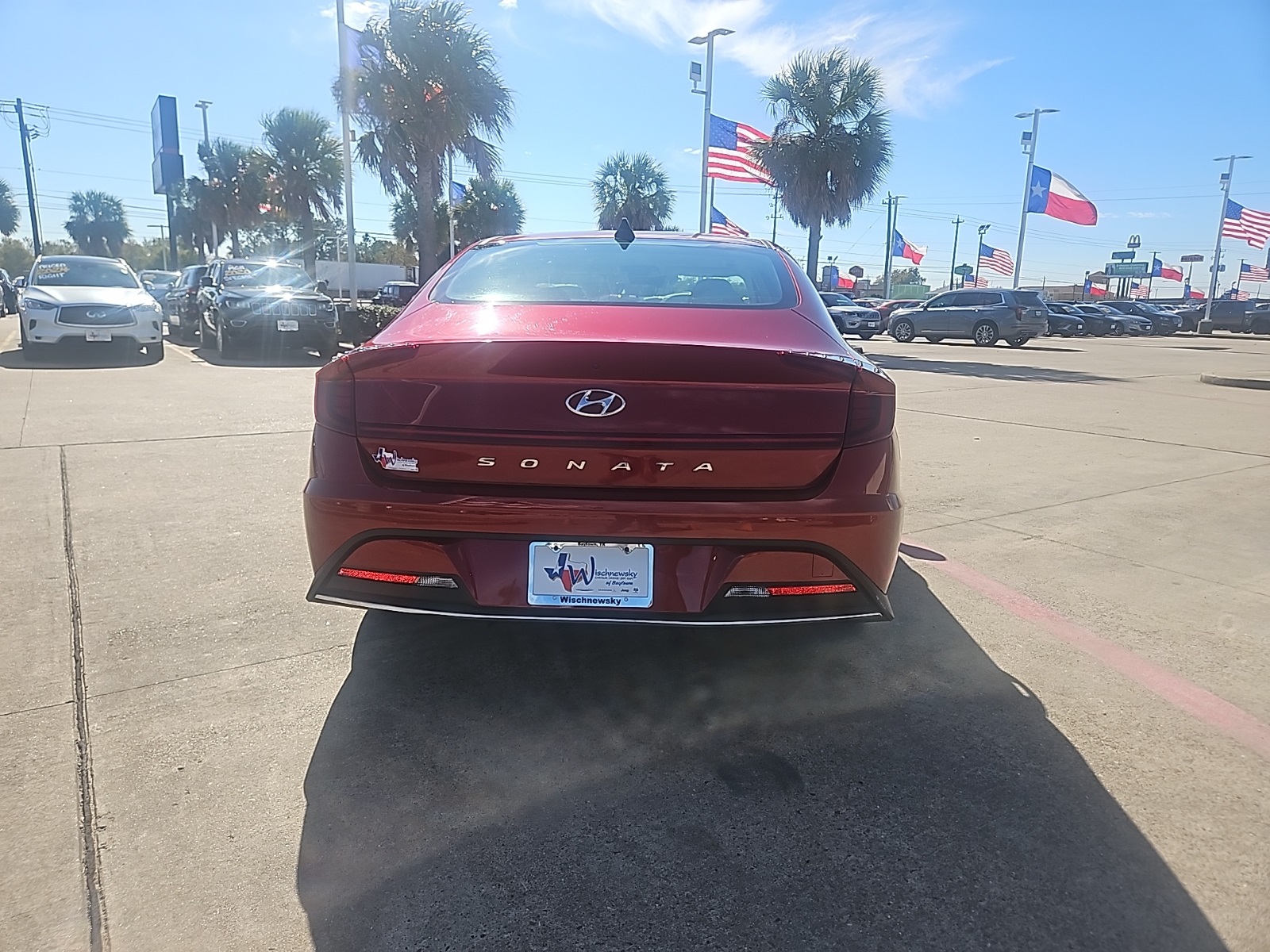 2023 Hyundai Sonata SE Red at Emmons Autoplex