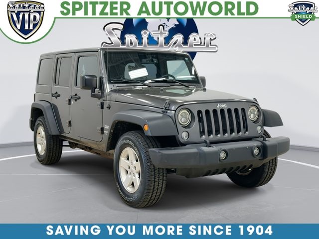 Gray (Granite Crystal Metallic Clearcoat) 2017 Jeep Wrangler SUV / Crossover Four-Wheel Drive 5-Speed Automatic